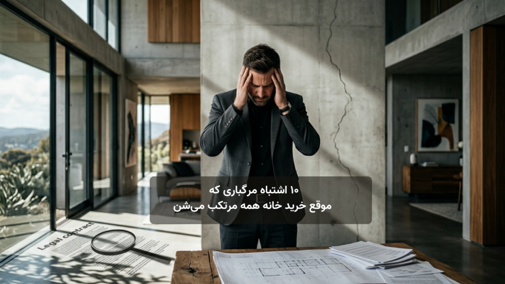 ۱۰ اشتباه مرگباری که موقع خرید خانه همه مرتکب می‌شن